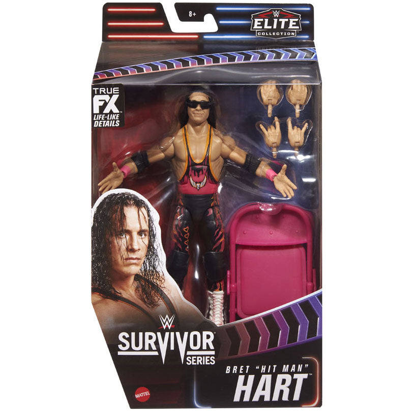 WWE Survivor Series 35 Elite Bret Hart Action Figure