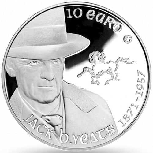 2012 Ireland 10€ Jack B Yeats Silver Proof
