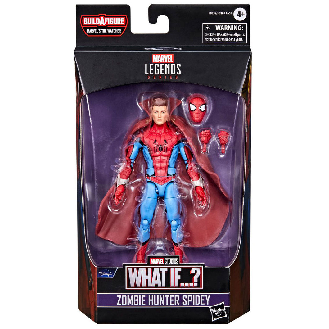 Avengers Marvel Legends What If Zombie Hunter Spiderman 6-Inch Action Figure